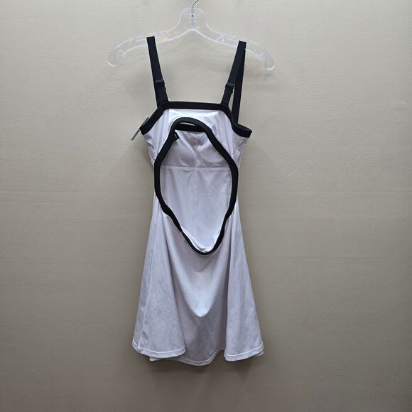 Beach Riot NWT Back Cutout Sage Mini Dress/skort Athletic White Black Size Small - Picture 2 of 9